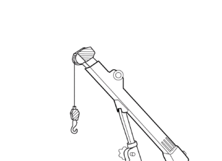 dźwig na kołach kolorowanka do drukowania