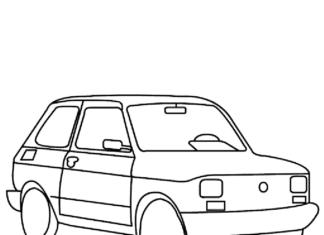 fiat 126p kolorowanka do drukowania