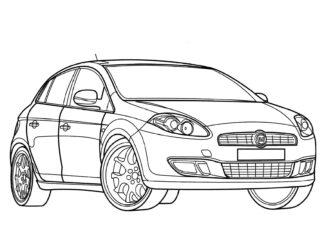 Fiat bravo fiat bravo kolorowanka do drukowania