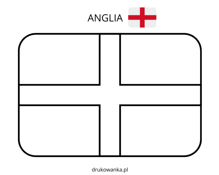 flaga brytyjska kolorowanka do drukowania