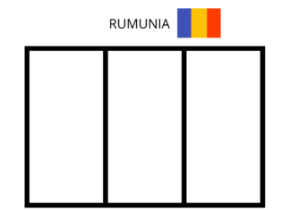 flaga rumunii kolorowanka do drukowania