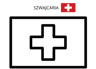 flaga szwajcarii kolorowanka do drukowania