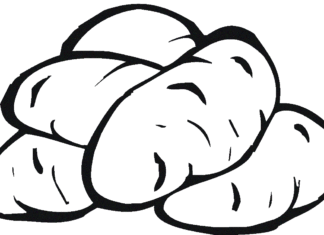 góra ziemniaków kolorowanka do drukowania