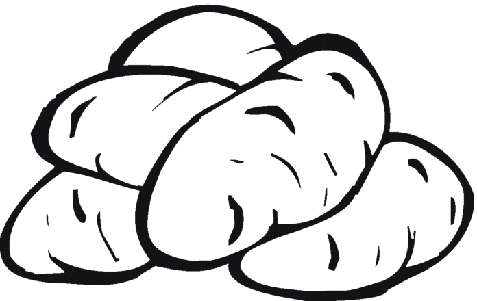 góra ziemniaków kolorowanka do drukowania