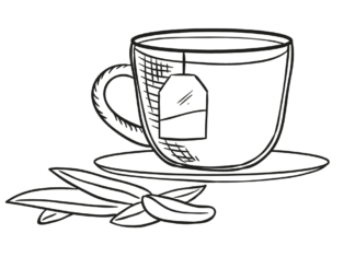 Herbata owocowa herbata owocowa kolorowanka do drukowania