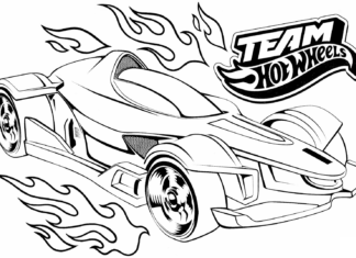 hot wheels city kolorowanka do drukowania