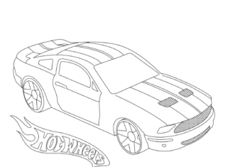 hot wheels ford kolorowanka do drukowania