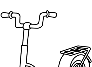 Hulajnoga elektryczna hulajnoga elektryczna kolorowanka do drukowania