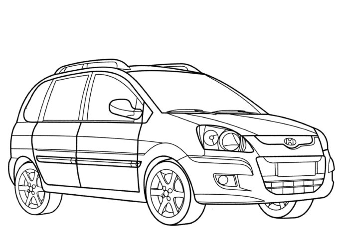 hyundai 4x4 kolorowanka do drukowania