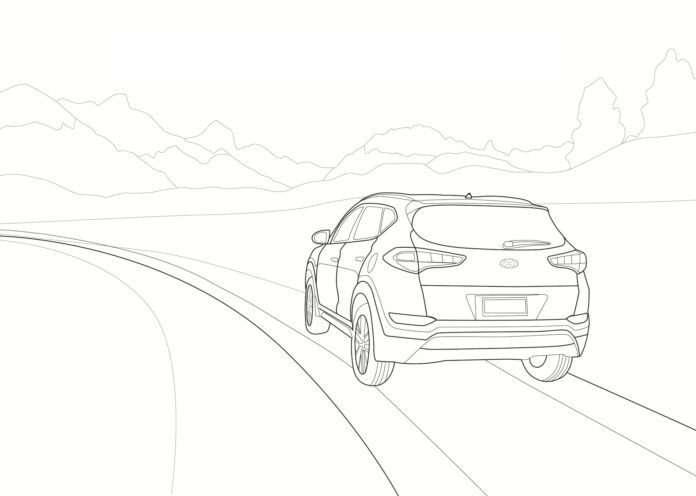 hyundai ix35 kolorowanka do drukowania