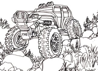 hyundai jeep terenowy obrazek do druku