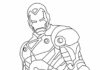 iron man kolorowanka do drukowania
