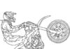 Jazda krosem jazda krosem kolorowanka do drukowania
