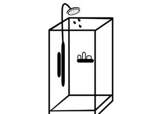 Kabina prysznicowa kabina prysznicowa kolorowanka do drukowania