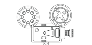 Kamera filmowa kolorowanka do drukowania