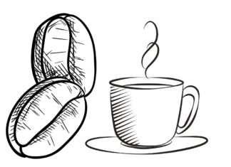 kawa kolorowanka do drukowania