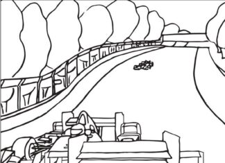 Kierowca formuły 1 kierowca formuły 1 kolorowanka do drukowania