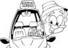 kierowca taksówki kolorowanka do drukowania