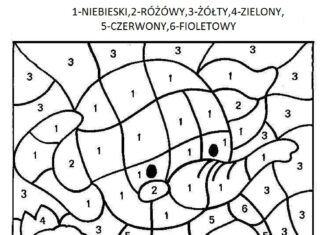 kolorowanie według numerów kolorowanka do drukowania