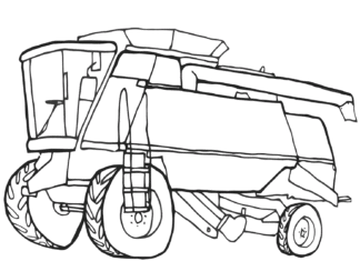Kombajn dla dzieci kombajn dla dzieci kolorowanka do drukowania