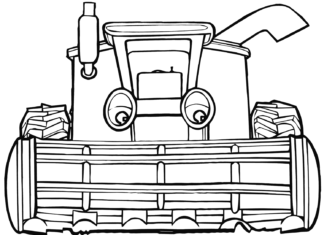 kombajn heniek kolorowanka do drukowania