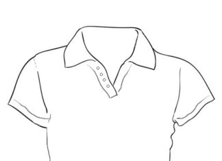 Koszulka polo obrazek do drukowania