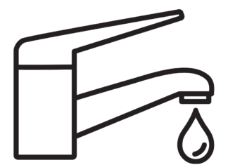 Kran w łazience kran w łazience kolorowanka do drukowania