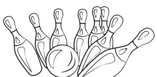 Kręgle dla dzieci kręgle dla dzieci kolorowanka do drukowania