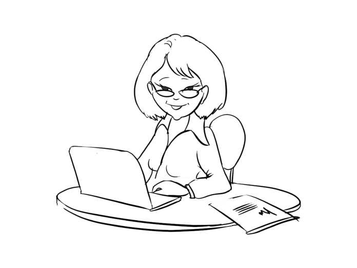 księgowa kolorowanka do drukowania