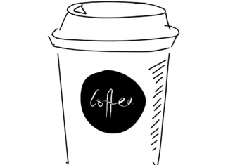 kubek kawy kolorowanka do drukowania