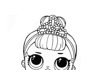 lalka baby dor kolorowanka do drukowania