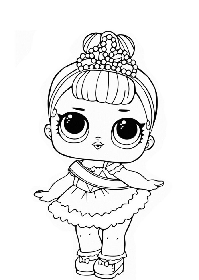 lalka baby dor kolorowanka do drukowania