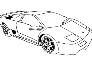Lamborghini diablo lamborghini diablo kolorowanka do drukowania