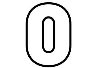 Litera O litera O kolorowanka do drukowania