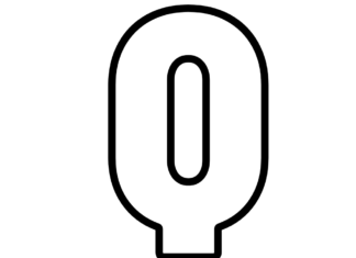 Litera Q litera Q kolorowanka do drukowania