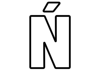 Litera Ń litera Ń kolorowanka do drukowania