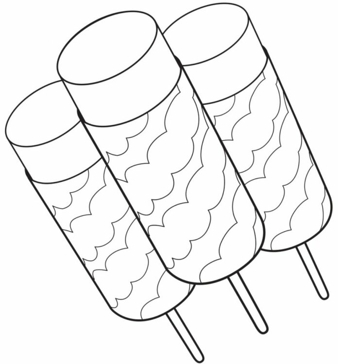 lody na patyku kolorowanka do drukowania