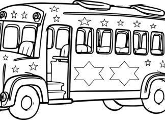 magiczny autobus obrazek do drukowania