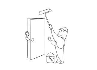 Malowanie ściany malowanie ściany kolorowanka do drukowania