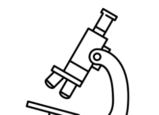 Mikroskop mikroskop kolorowanka do drukowania