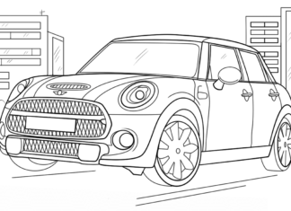 Mini Cooper S mini cooper S kolorowanka do drukowania