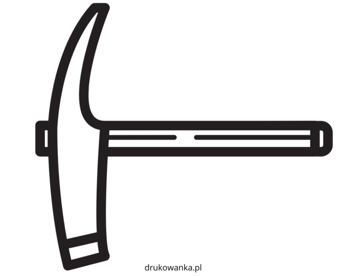 Młotek murarski obrazek do drukowania