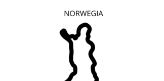 Norwegia mapa norwegia mapa kolorowanka do drukowania