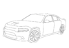 nowy dodge charger kolorowanka do drukowania
