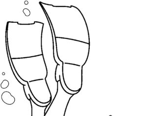 Nurek ratownik nurek ratownik kolorowanka do drukowania