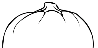 ogromna dynia kolorowanka do drukowania