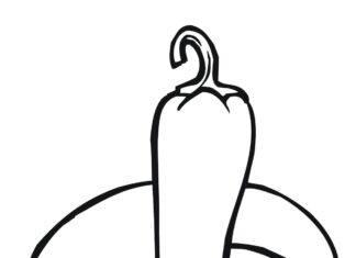 papryka chilli kolorowanka do drukowania