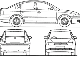 passat sedan kolorowanka do drukowania