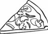 Pizza z pieczarkami pizza z pieczarkami kolorowanka do drukowania