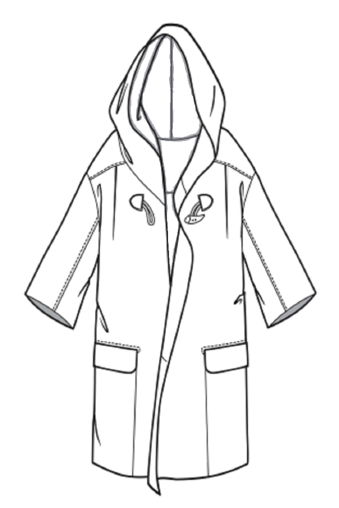 Płaszcz przeciwdeszczowy obrazek do drukowania